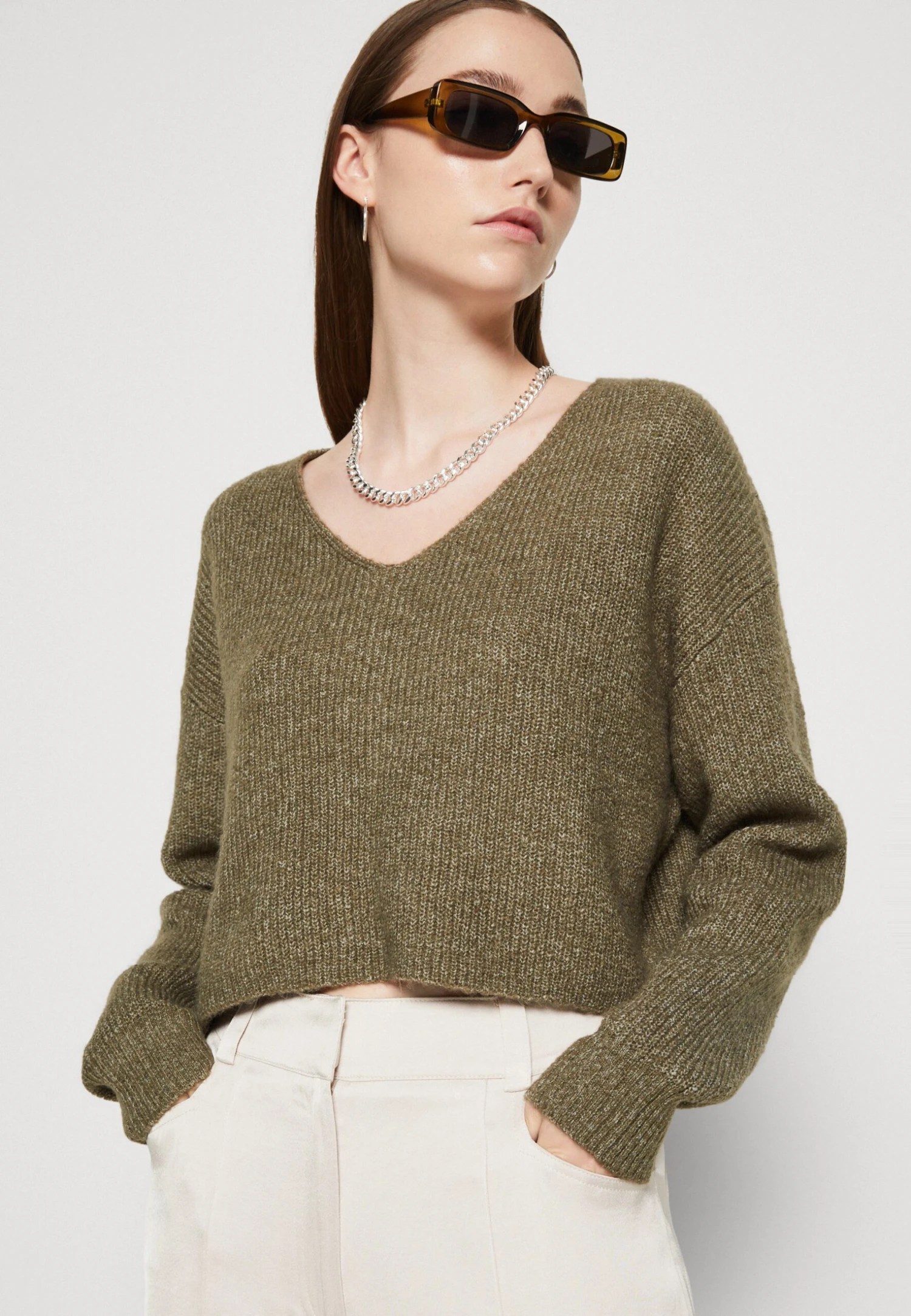 Even&Odd MaglioneGreen/Olive Donna Maglieria EV421I0DJ-M13 4 Even&Odd MaglioneGreen/Olive Donna Maglieria EV421I0DJ-M13 - immagine 4