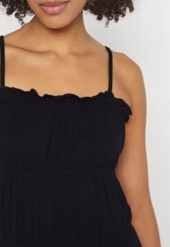 Even&Odd Maxi Dress Tiered Skirt- Vestito Lungo - Black 11 Even&Odd Maxi Dress Tiered Skirt- Vestito Lungo - Black -Fashion 02dd1e04038f4885bd7ef69bf18bad48