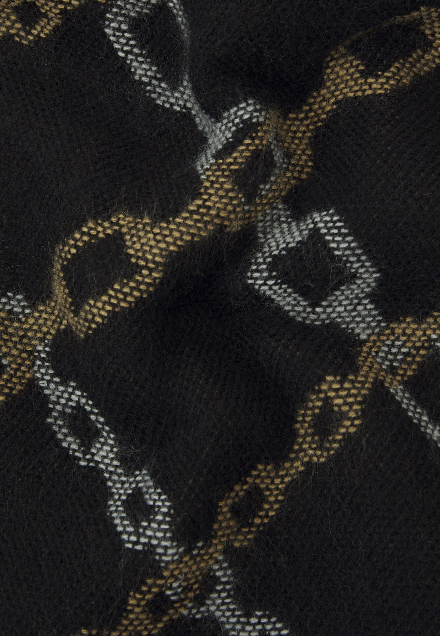 Even&Odd Sciarpa - Black/Camel/Off-White 2 Even&Odd Sciarpa - Black/Camel/Off-White - immagine 2