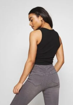 2 PackTopLight Grey/Black Donna T-shirt E Top EVF21D01W-C11 -Fashion 03b95e86e16b471591ed69be74b49832