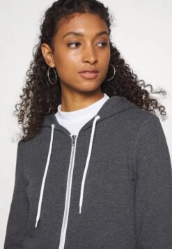 Even&Odd Felpa Con ZipMottled Dark Grey Donna Felpe EV421J088-C11 10 Even&Odd Felpa Con ZipMottled Dark Grey Donna Felpe EV421J088-C11 -Fashion 04a4969f50074e63bd0fcba6c028e1e3