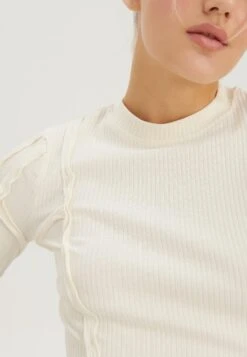 Even&Odd Maglietta A Manica LungaOff-White Donna T-shirt E Top EV421D24O-A11 -Fashion 05a6051087014f5c8d5920d53bc3e49e