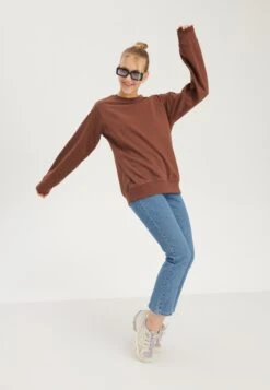 Even&Odd Felpa - Dark Brown -Fashion 0655b25aa83641b5ad585f1c5273aae9