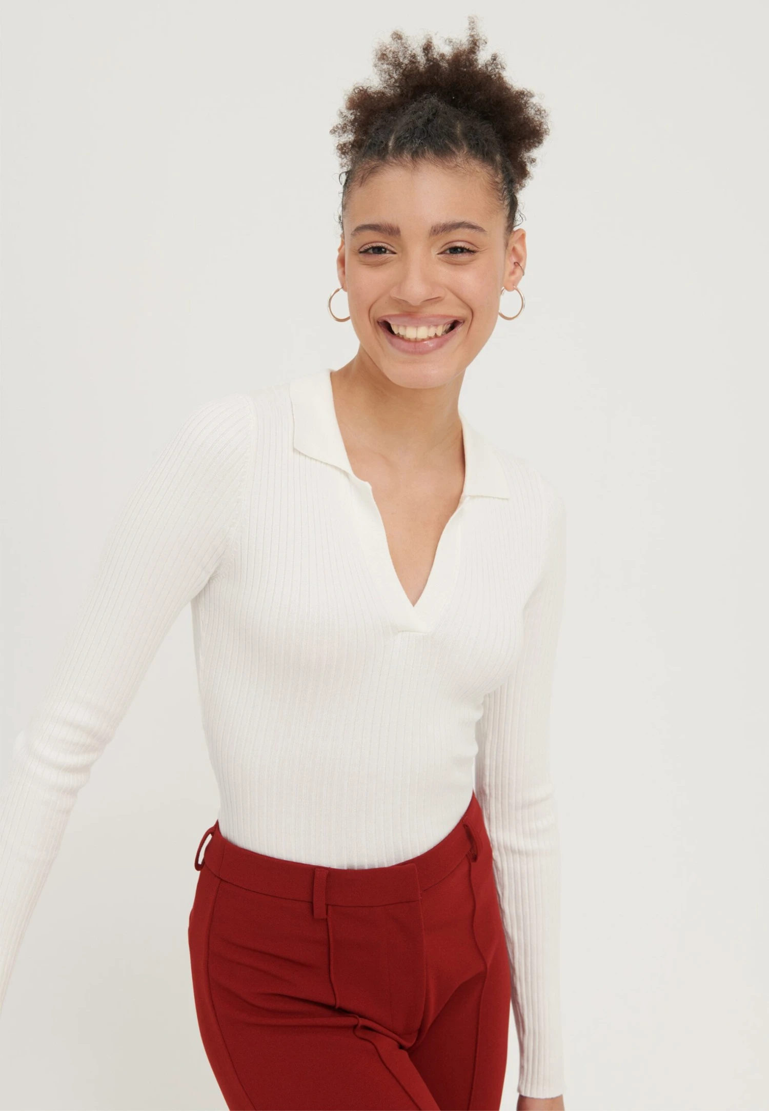 Even&Odd MaglioneOff-White Donna Maglieria EV421I0EF-A11 1 Even&Odd MaglioneOff-White Donna Maglieria EV421I0EF-A11