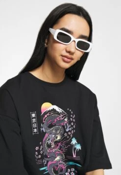 Even&Odd T-Shirt Con StampaBlack Donna T-shirt E Top EV421D1Q5-Q11 -Fashion 071d1096da7b44e9991436d857d077f7