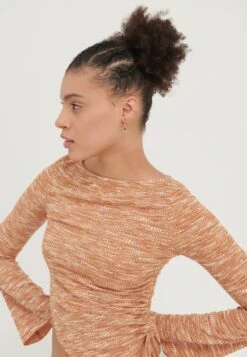 Even&Odd Maglietta A Manica LungaOrange Donna T-shirt E Top EV421D20R-H11