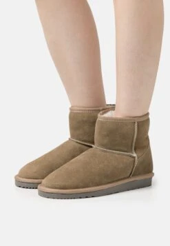 Even&Odd Leather- Stivaletti - Khaki