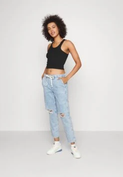 Even&Odd 2 PackTopBlack/Khaki Donna T-shirt E Top EV421D233-Q11