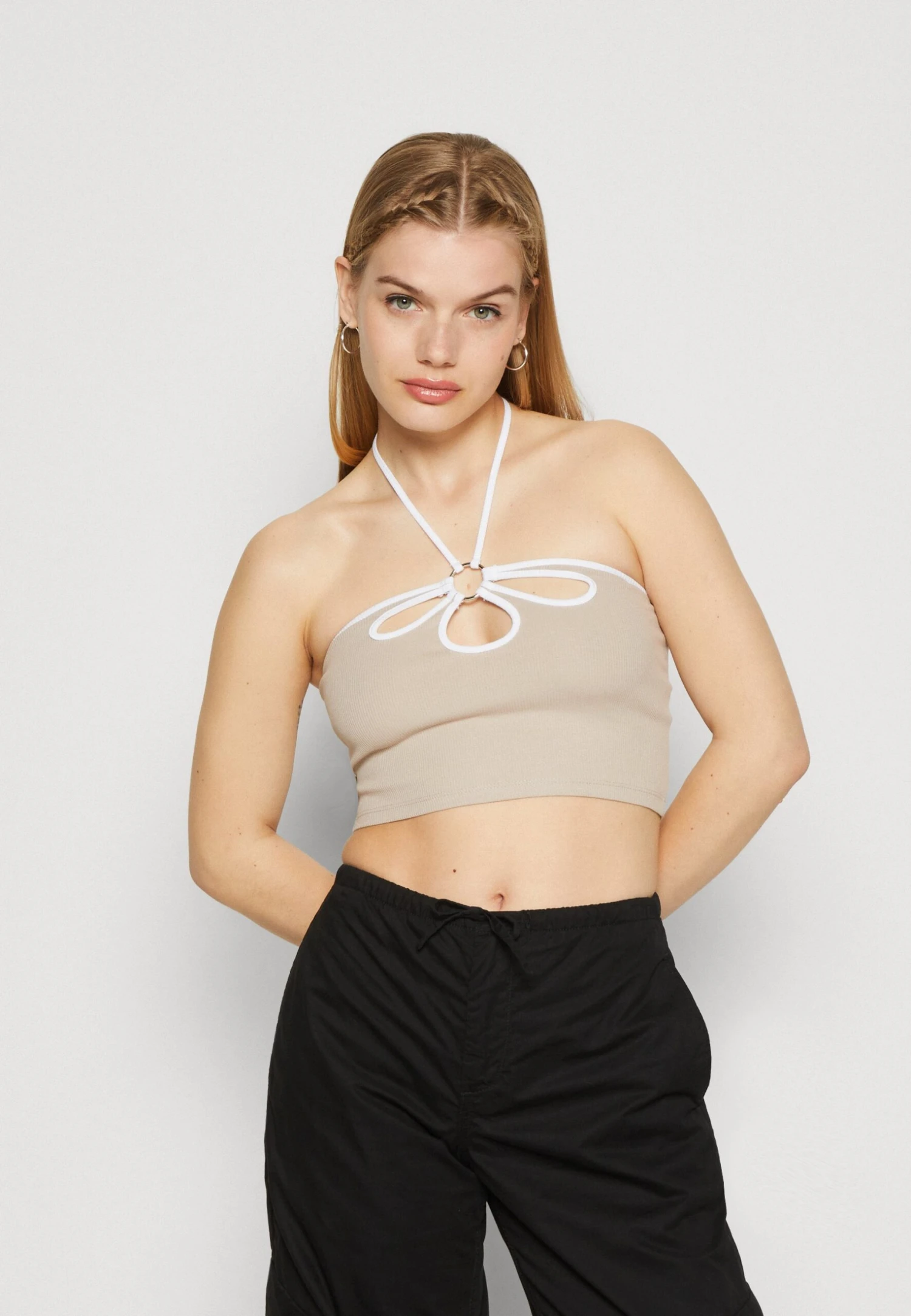 Even&Odd TopTaupe Donna T-shirt E Top EV421D24R-B11 1 Even&Odd TopTaupe Donna T-shirt E Top EV421D24R-B11