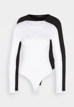 Even&Odd 2 PackMaglietta A Manica LungaBlack/White Donna T-shirt E Top EV421D19Z-Q11 -Fashion 10f13321b26940ce8dd3f213caa3bf49