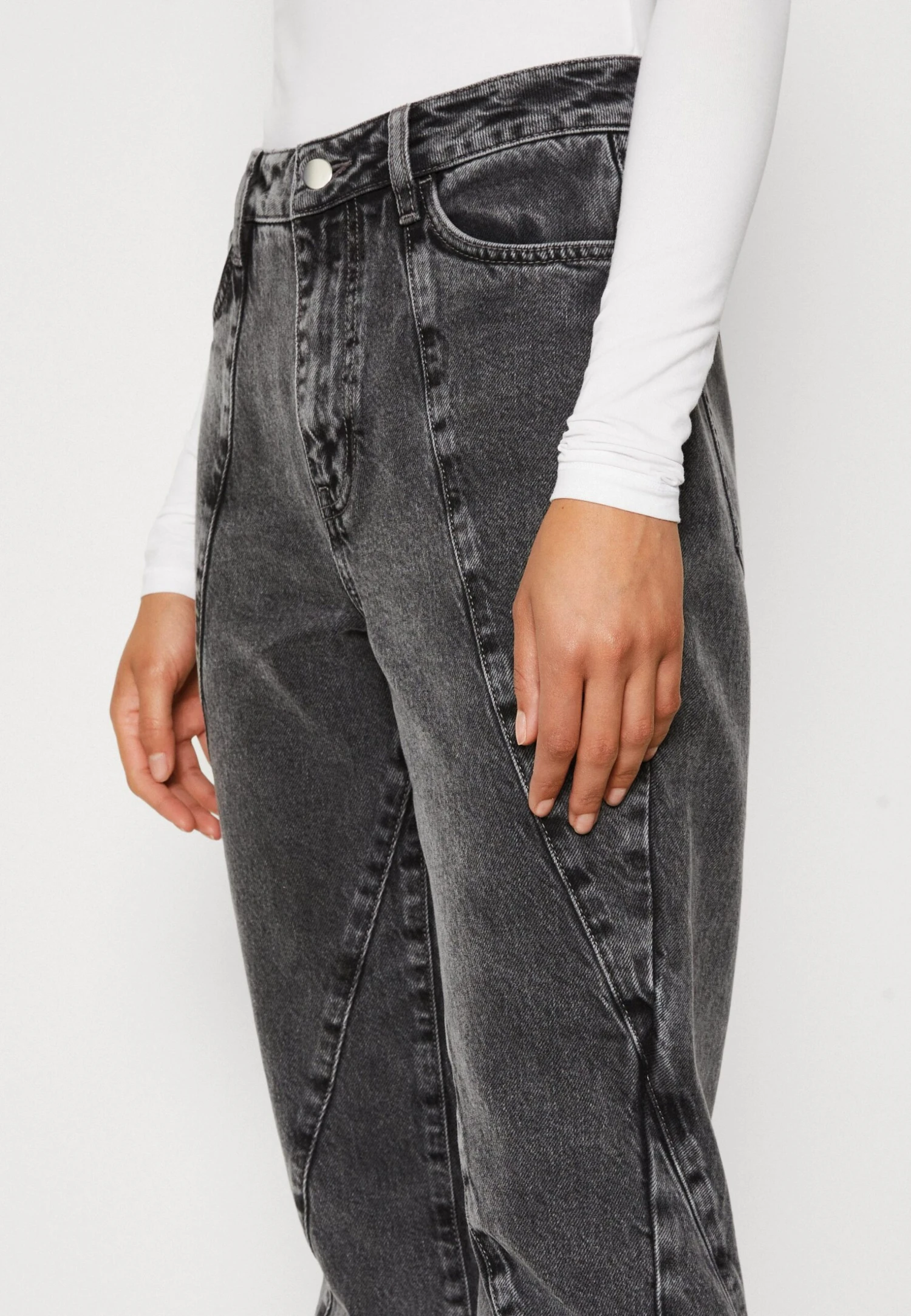 Even&Odd Jeans Bootcut - Grey Denim 6 Even&Odd Jeans Bootcut - Grey Denim - immagine 6