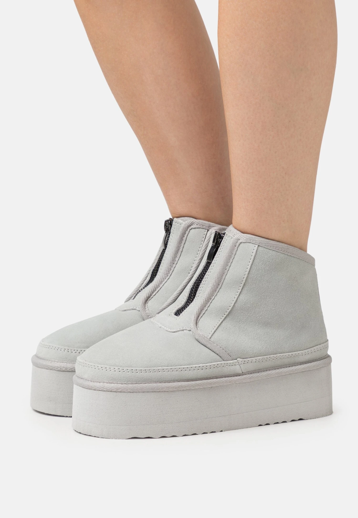 Even&Odd Leather - Tronchetti - Grey 1 Even&Odd Leather - Tronchetti - Grey