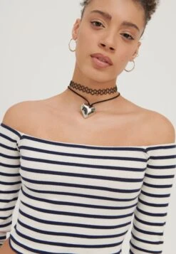 Even&Odd 2 PackMaglietta A Manica LungaDark Blue/White/Black Donna T-shirt E Top EV421D24Y-K11 -Fashion 20470486912a4fc4bfd247711071e888