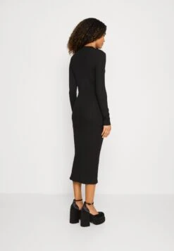 Even&Odd Circ Long Sleeves Midi High Slit Dress - Abito In Maglia - Black 8 Even&Odd Circ Long Sleeves Midi High Slit Dress - Abito In Maglia - Black -Fashion 2354151ea70d41aa9b5043e84172516a