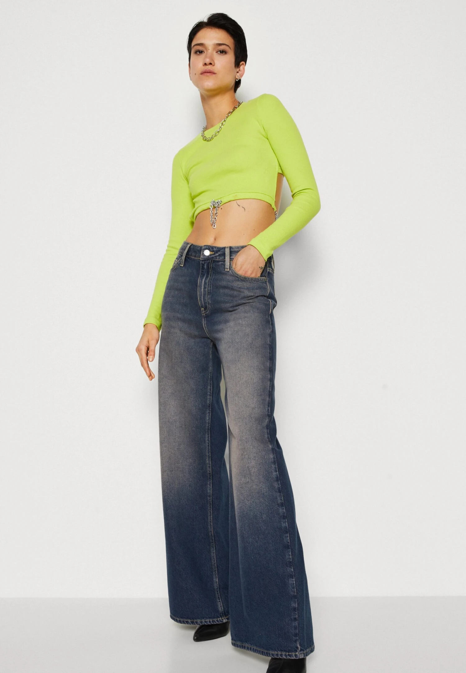 Even&Odd Jeans A ZampaDirty Denim Donna Jeans EV421N06F-K11 4 Even&Odd Jeans A ZampaDirty Denim Donna Jeans EV421N06F-K11 - immagine 4