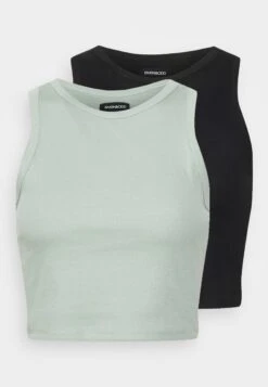 2 PackTopBlack/Green Donna T-shirt E Top EVF21D01W-Q12 -Fashion 253a39201c074abcbf79459912cf2d37