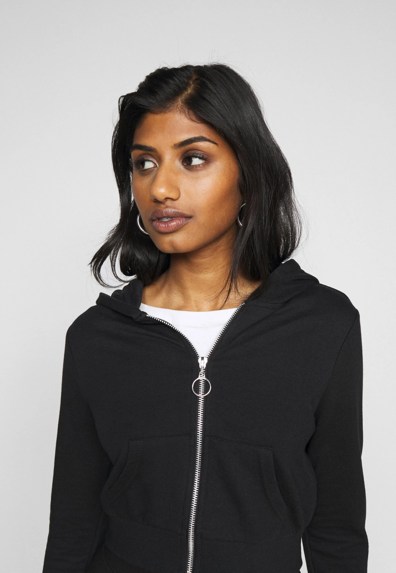 Felpa Con ZipBlack Donna Felpe EVF21J002-Q11 6 Felpa Con ZipBlack Donna Felpe EVF21J002-Q11 - immagine 6