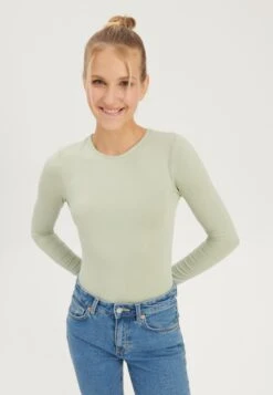 Even&Odd 2 PackMaglietta A Manica LungaBeige/Khaki Donna T-shirt E Top EV421D19Z-B12