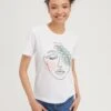 Even&Odd T-Shirt Con StampaWhite Donna T-shirt E Top EV421D25O-A11