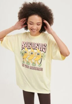 Even&Odd T-Shirt Con StampaLight Yellow Donna T-shirt E Top EV421D25M-E11