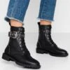 Even&Odd Stivaletti Texani / BikerBlack Donna Stivaletti EV411N081-Q11