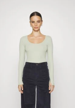 2 PackMaglietta A Manica Lunga001White_601Light Green Donna T-shirt E Top EVF21D04X-A11 9 2 PackMaglietta A Manica Lunga001White_601Light Green Donna T-shirt E Top EVF21D04X-A11 -Fashion 2e3974460d994a52af6239963504022a