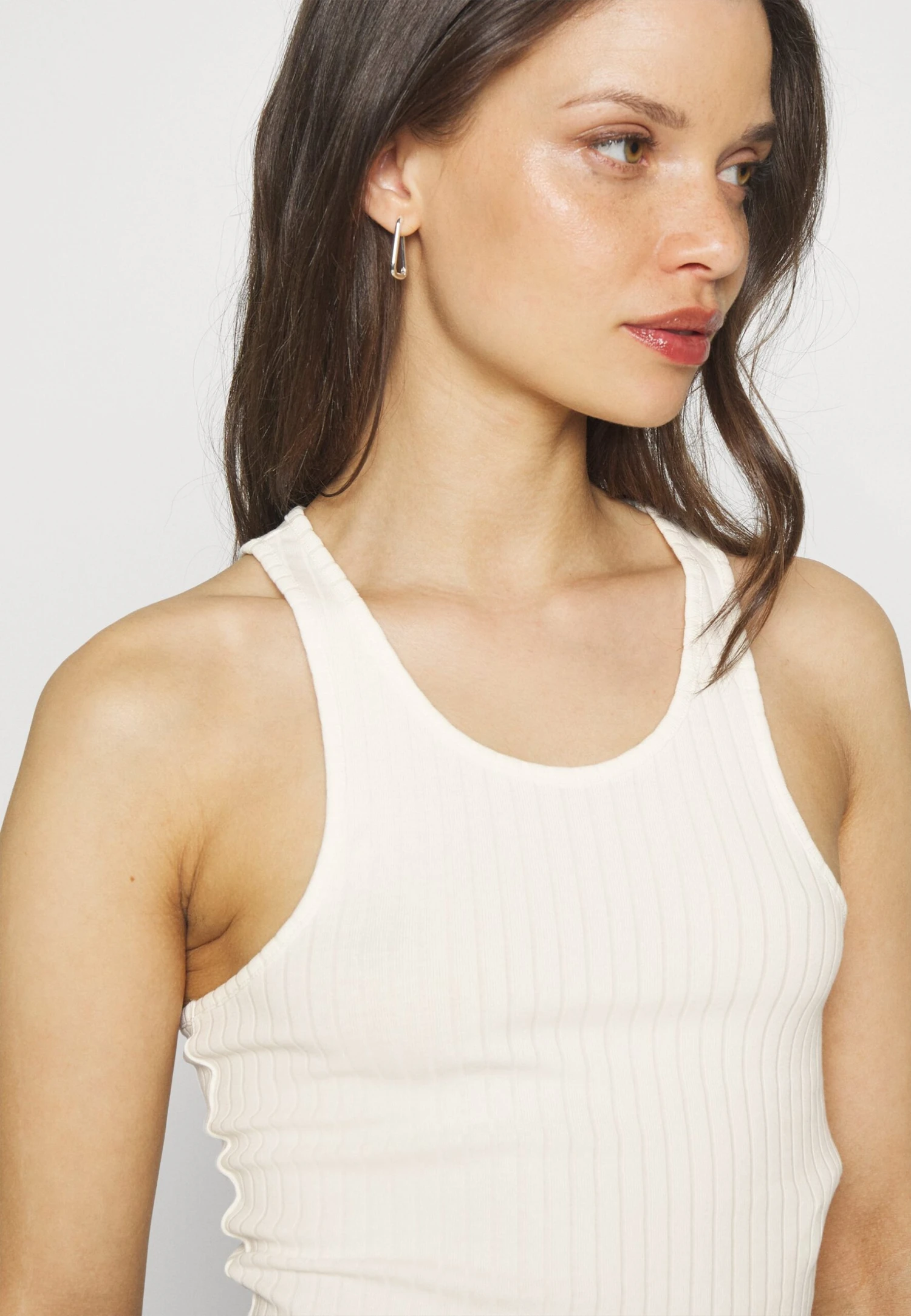 Wide Rib 2 PackTopWhite/Light Blue Donna T-shirt E Top EVF21D04W-A11 6 Wide Rib 2 PackTopWhite/Light Blue Donna T-shirt E Top EVF21D04W-A11 - immagine 6