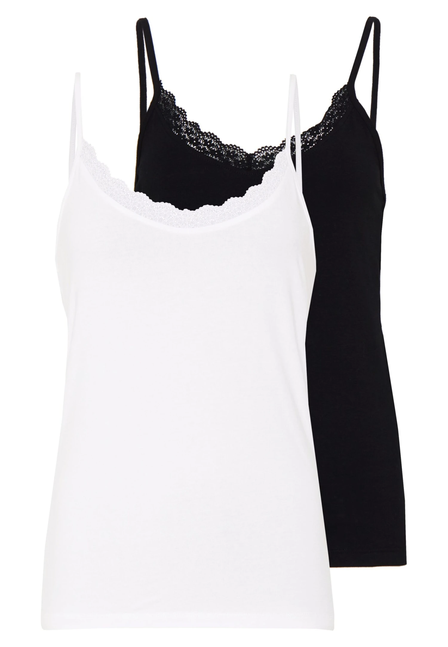 2 PackTopWhite/Black Donna T-shirt E Top EVI21D006-A11 1 2 PackTopWhite/Black Donna T-shirt E Top EVI21D006-A11