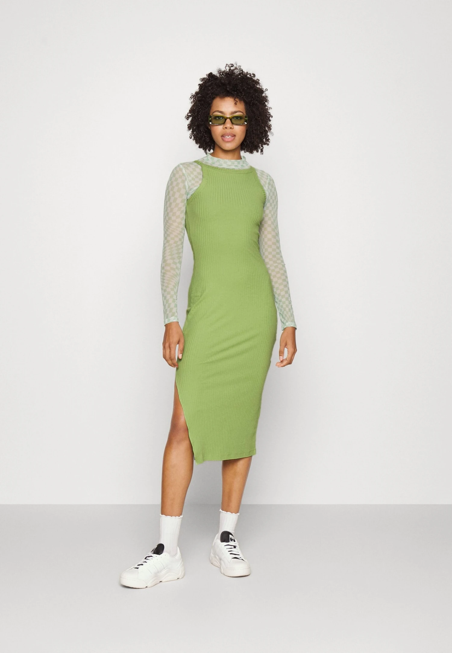 Even&Odd Tubino Green Donna Vestiti EV421C1CP-M11 2 Even&Odd Tubino Green Donna Vestiti EV421C1CP-M11 - immagine 2