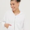 Even&Odd Felpa Con ZipWhite Donna Felpe EV421J0BE-A12