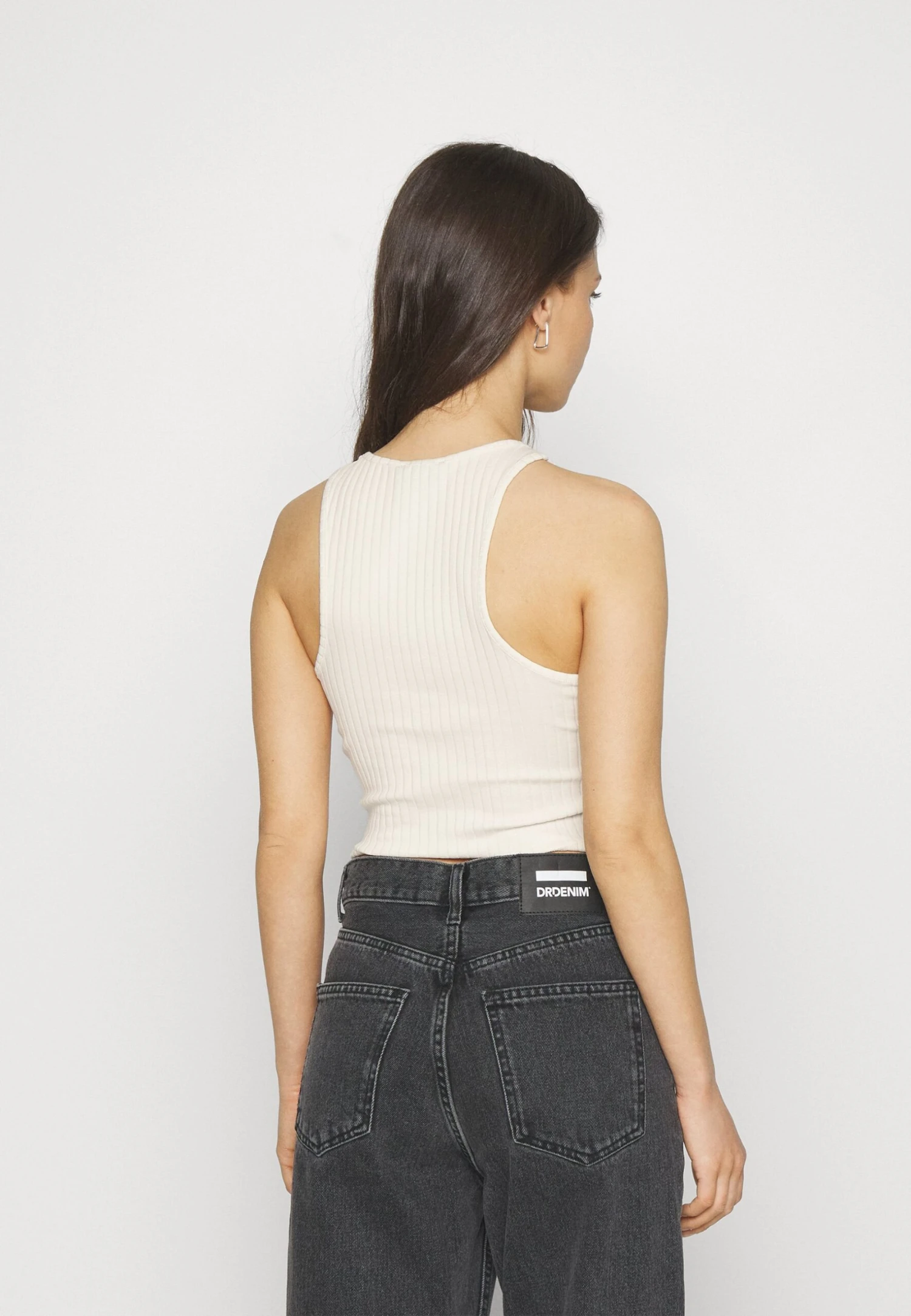 Wide Rib 2 PackTopWhite/Light Blue Donna T-shirt E Top EVF21D04W-A11 4 Wide Rib 2 PackTopWhite/Light Blue Donna T-shirt E Top EVF21D04W-A11 - immagine 4