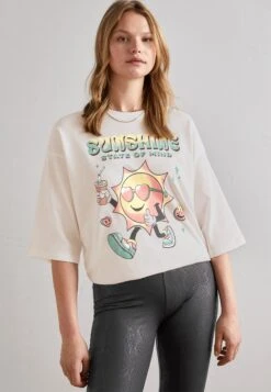 Even&Odd T-Shirt Con StampaBeige Donna T-shirt E Top EV421D26M-B11