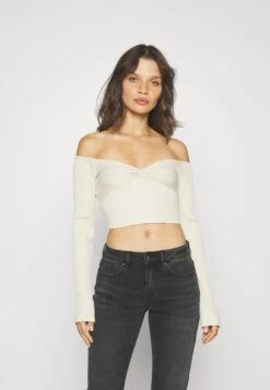 Maglietta A Manica LungaBeige Donna T-shirt E Top EVF21D055-B11