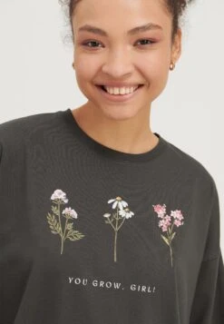 Even&Odd T-Shirt Con StampaAnthracite Donna T-shirt E Top EV421D25K-Q11 -Fashion 43719ea7c17340699308b0d91f591de1