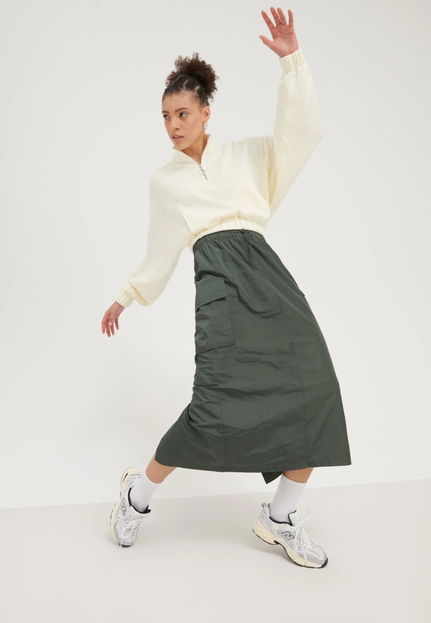 Even&Odd Gonna A Tubino - Khaki 2 Even&Odd Gonna A Tubino - Khaki - immagine 2