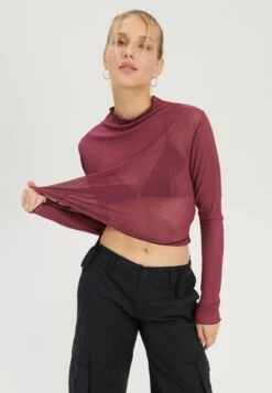 Even&Odd Maglietta A Manica LungaRed Donna T-shirt E Top EV421D24K-G11 -Fashion 476061aeca4340d994572a3a886eb36c