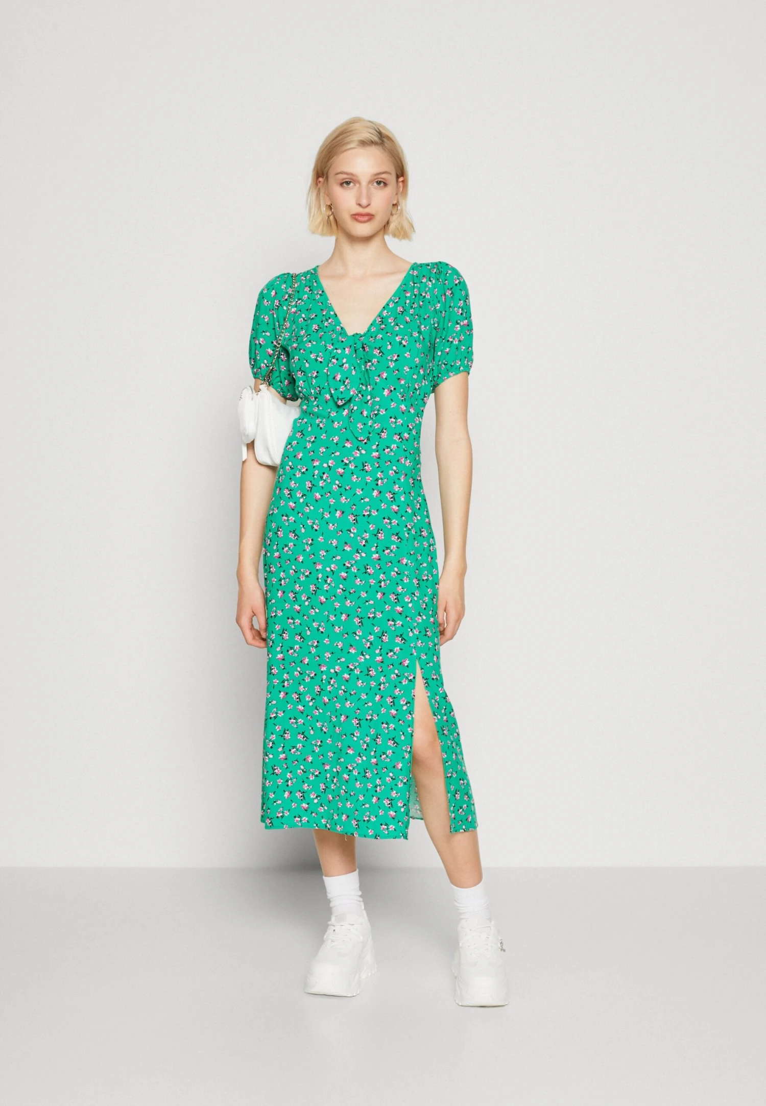 Even&Odd Vestito Estivo - Green/Pink 2 Even&Odd Vestito Estivo - Green/Pink - immagine 2