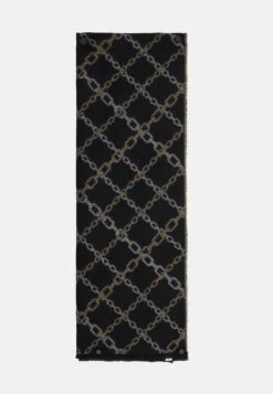 Even&Odd Sciarpa - Black/Camel/Off-White