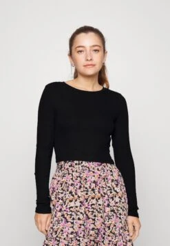 3 PackMaglietta A Manica LungaBlack/White/ Lilac Donna T-shirt E Top EVF21D03J-Q13 -Fashion 4c1328dc0c1e401aa95245a200af9abe