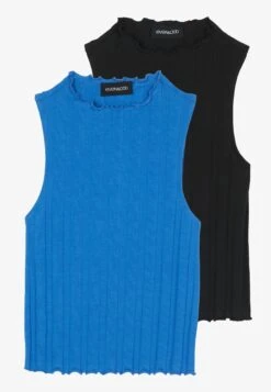 Even&Odd 2 Pack - Top - Blue / Black -Fashion 4cd2039fefe1483993270c17394eb334
