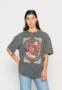 Even&Odd T-Shirt Con Stampa Black Donna T-shirt E Top EV421D1VT-Q11