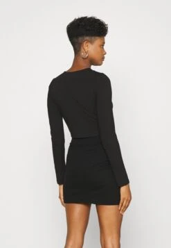 Even&Odd 2 PackMaglietta A Manica LungaWhite/Black Donna T-shirt E Top EV421D1H4-A11 -Fashion 5090622285464a96a3c92cb29d996096