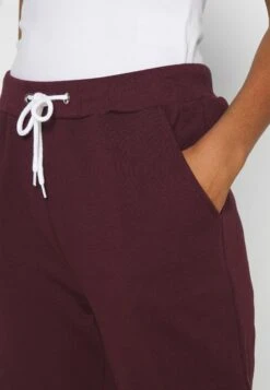 Even&Odd Regular Fit Jogger With Contrast - Pantaloni Sportivi - Dark Red -Fashion 50cffa9ec1134a92971709ab7f15868c