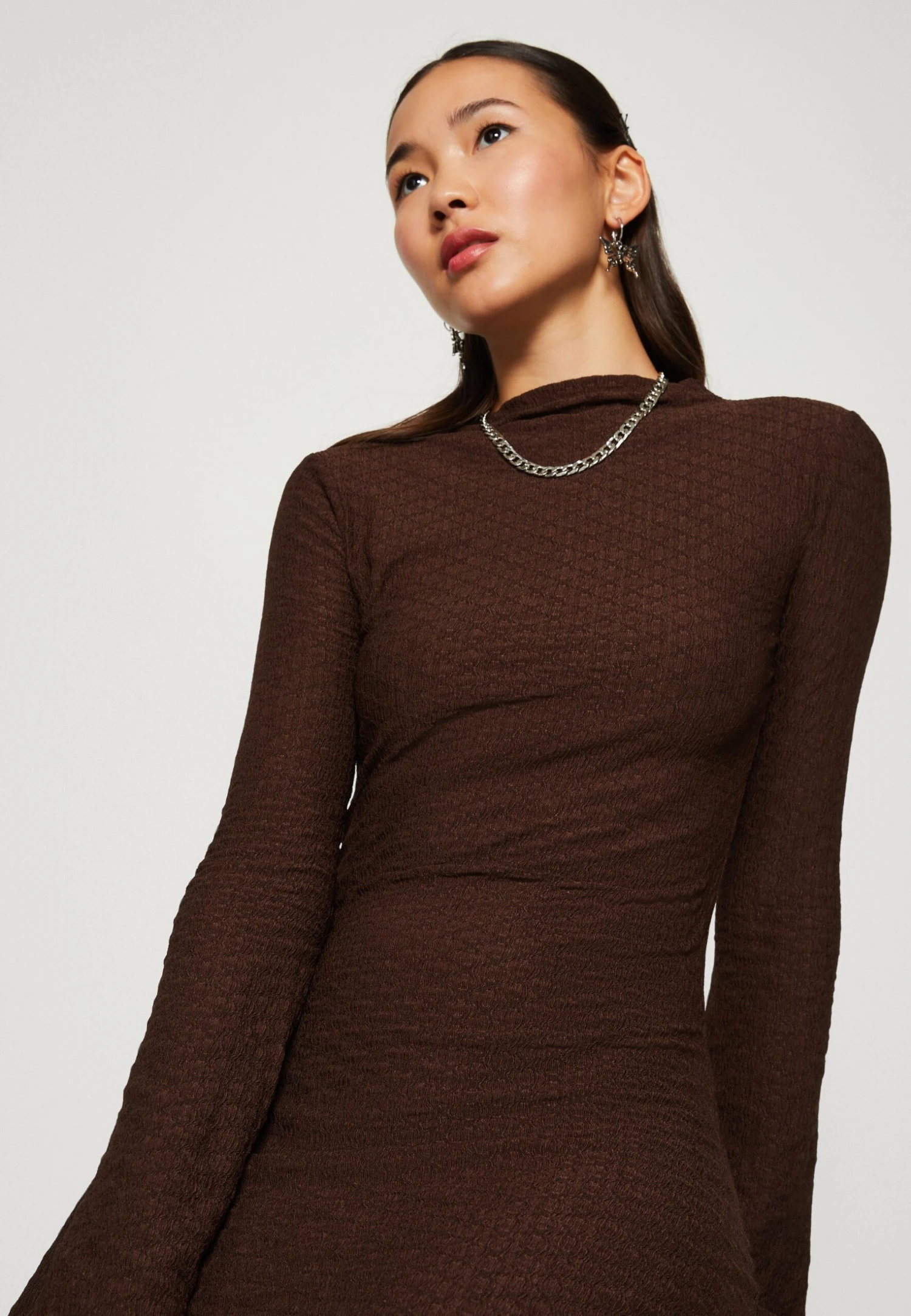 Even&Odd Vestito Di Maglina - Dark Brown 4 Even&Odd Vestito Di Maglina - Dark Brown - immagine 4