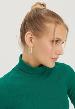 Even&Odd Maglietta A Manica LungaGreen Donna T-shirt E Top EV421D24N-M11 -Fashion 59efc2fa17d6420b8690f1159f1a0ad9