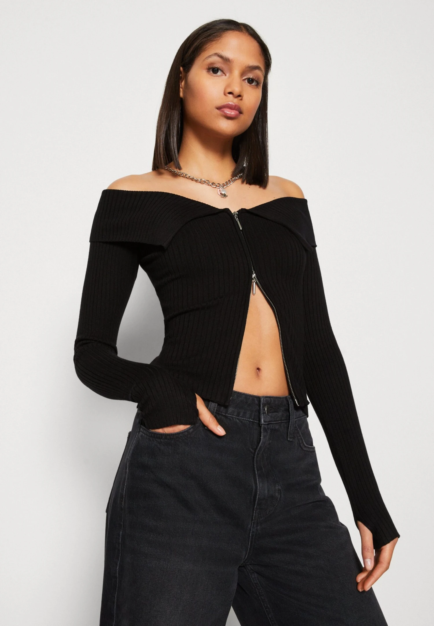 Even&Odd CardiganBlack Donna Maglieria EV421I0HU-Q11 1 Even&Odd CardiganBlack Donna Maglieria EV421I0HU-Q11