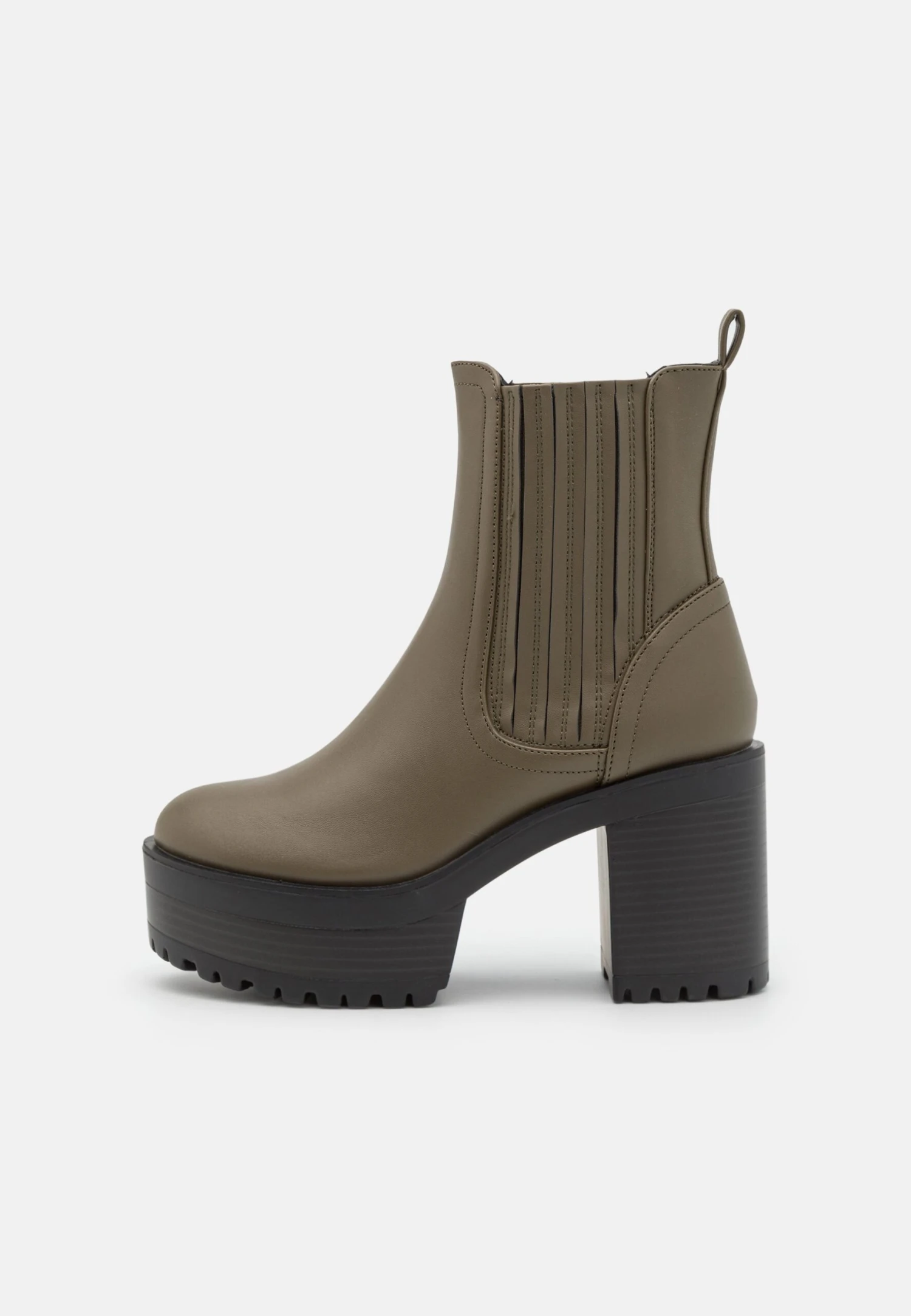 Stivaletti Con PlateauHaki Donna Stivaletti EVC11N02H-N11 2 Stivaletti Con PlateauHaki Donna Stivaletti EVC11N02H-N11 - immagine 2