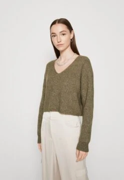 Even&Odd MaglioneGreen/Olive Donna Maglieria EV421I0DJ-M13