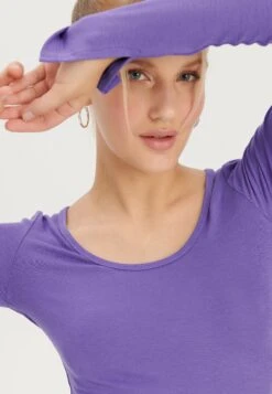 Even&Odd 2 PackMaglietta A Manica LungaOff-White/Purple Donna T-shirt E Top EV421D26A-A11 -Fashion 5fa8ed6ed23f429eac9776891677320d