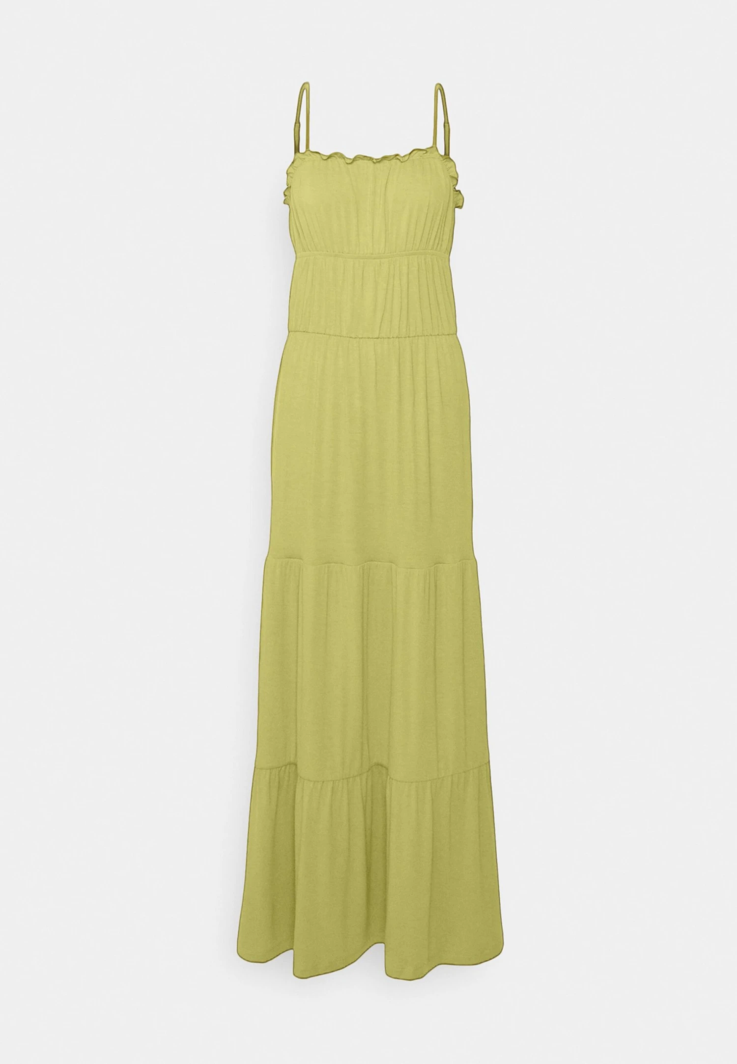 Even&Odd Maxi Dress Tiered Skirt Vestito LungoGreen Donna Vestiti EV421C1CC-M11 5 Even&Odd Maxi Dress Tiered Skirt Vestito LungoGreen Donna Vestiti EV421C1CC-M11 - immagine 5